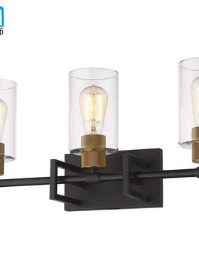 亚马逊ebay跨境三头四头镜前灯 黑色梳妆台壁灯浴室卧室家居灯具