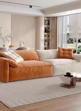 I1baxter耳科技布艺沙发意式极简小户型客厅出租房沙发茶几组