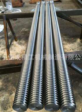 梯形丝杆精密机床丝杠Tr40T50T60螺距10七级正反牙升降丝杆