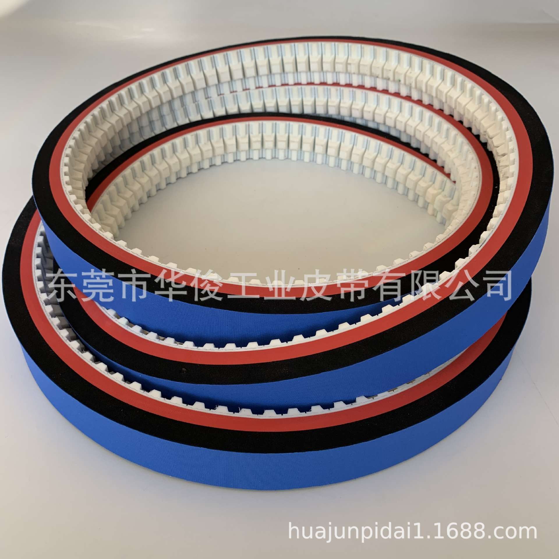 ATK10同步带加蓝布海绵 低噪音同步带 高摩擦同步带