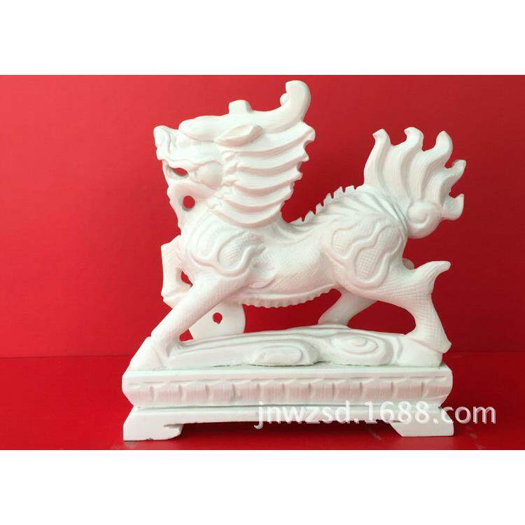 办公桌摆放汉白玉小石雕貔貅图片大全 小型汉白玉貔貅摆件价格