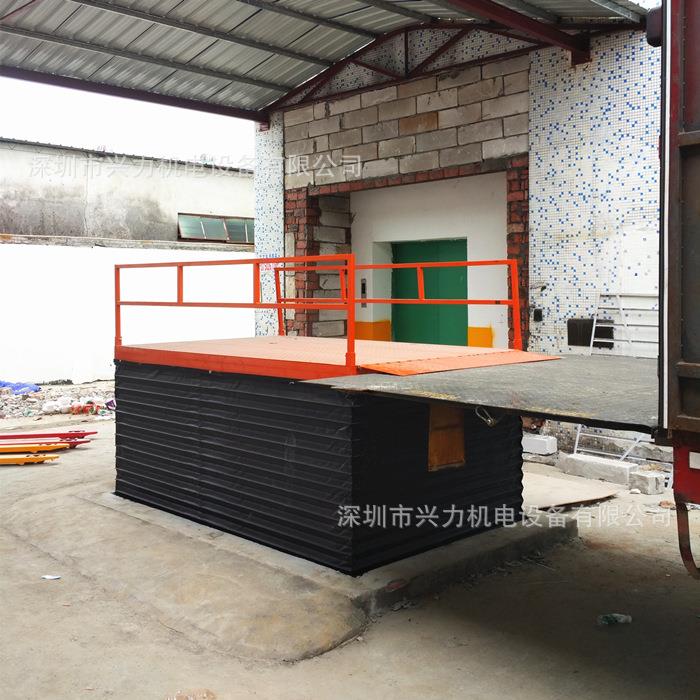 地埋式卸货平台挖坑固定升降机1吨电动液压升降平台剪式地坑升降