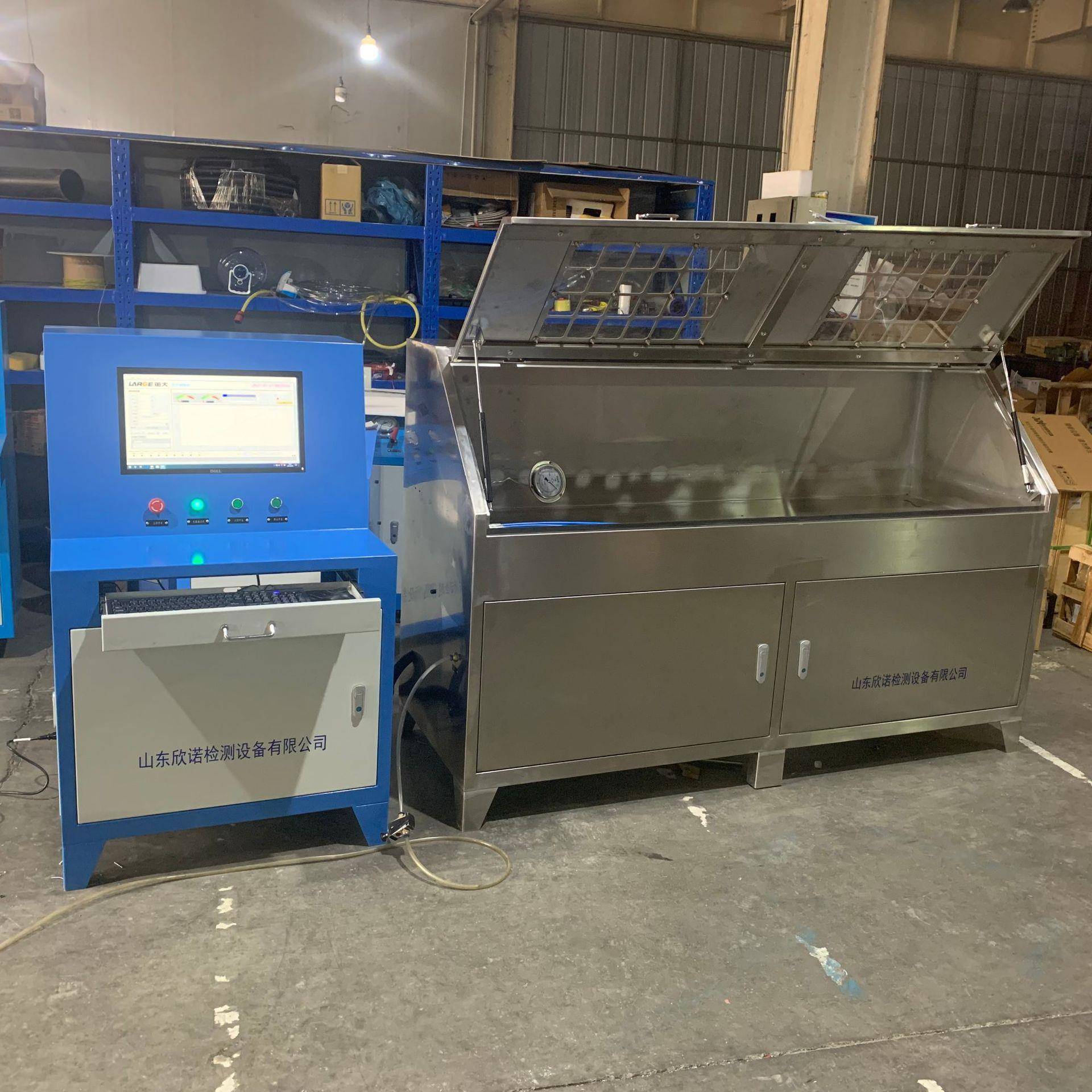 压力检测设备测试压力曲线打印分体式气动高压全自动水压试验机