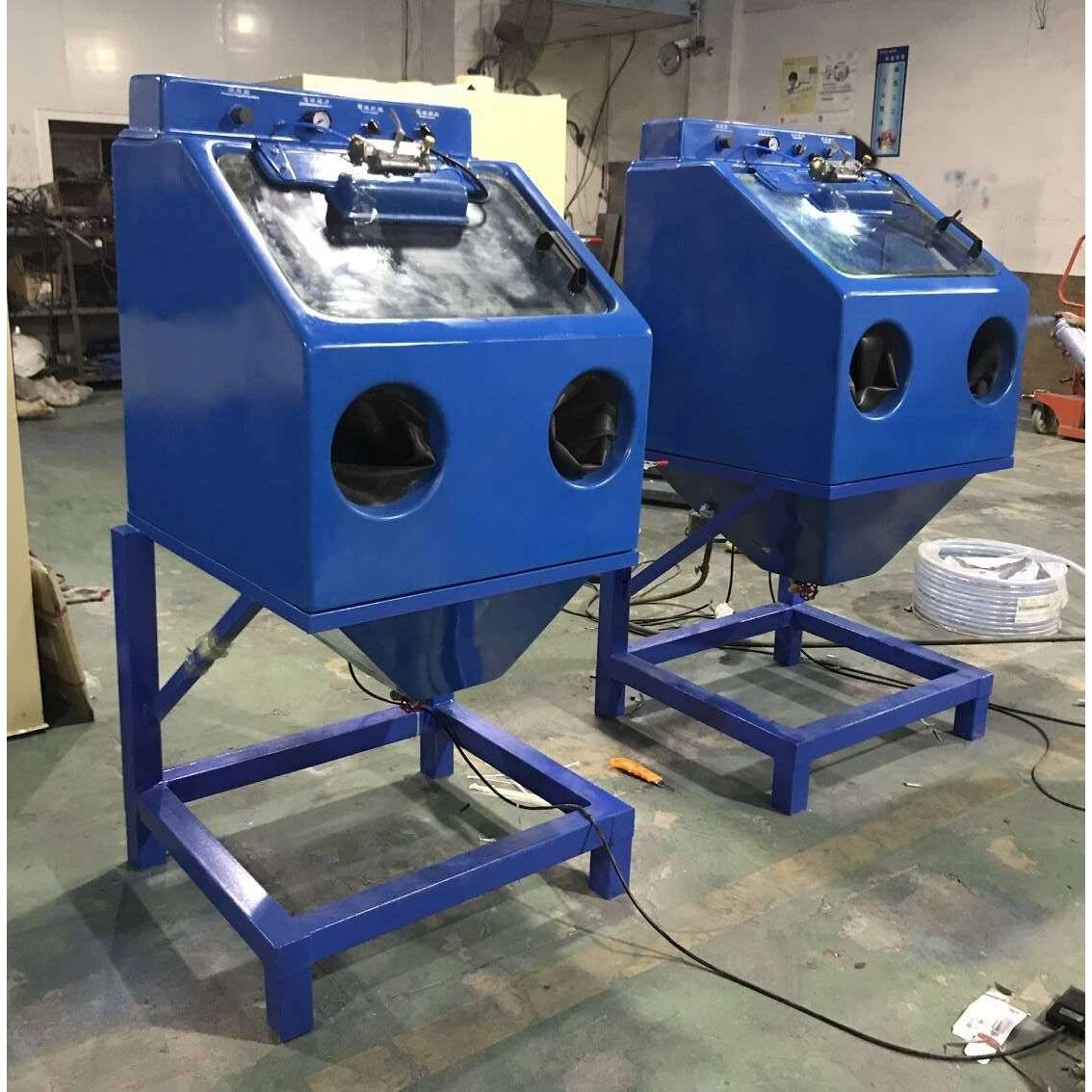 吉川湿式喷砂机小型手动水模具五金液体深圳厂家直销喷沙打砂