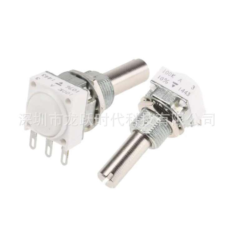 Vishay威世电阻导电塑料电位器P11 105KA 1M A 500欧10%轴长25MM