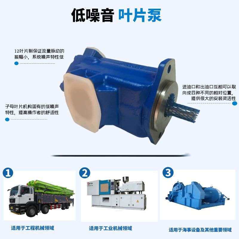 适用于威格士油泵2520V12A11双联叶片泵2520VQ14A9定量液压泵芯
