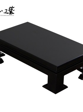 鱼缸底座大象貔貅佛像工艺品摆件花瓶盆景茶几炕几长方形木座托架