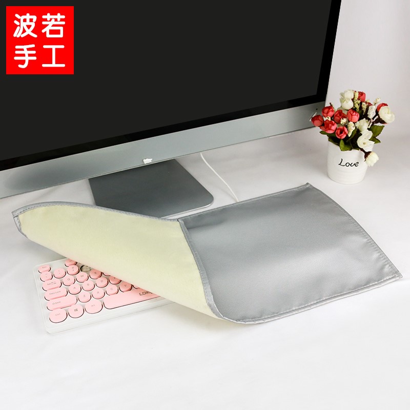 适用于104键盘防尘盖布108键盘加绒防尘布87键现代简约