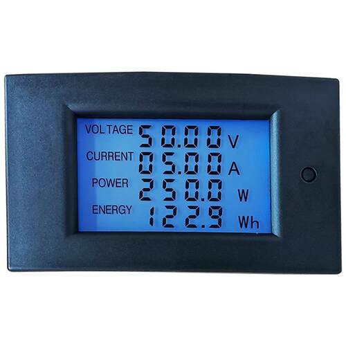 直流电能表数显多功能电力监测仪100V 20A/50A/100A 电压电流功率
