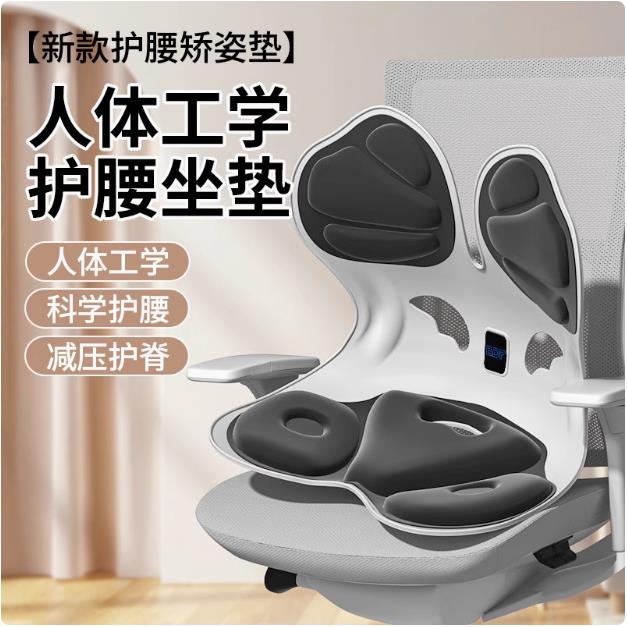 背多分办公室久坐不累神器人体工学椅矫正座椅一体护腰座椅垫靠背