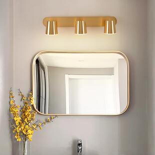 全铜不生锈卫生间镜柜灯后现代轻奢化妆台补光灯照画壁灯可调节