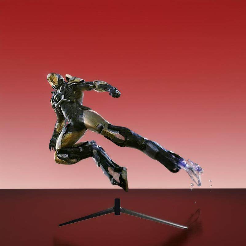 led显示器27寸电竞屏幕曲面直面面板监控无边框液晶显示裸屏75HZ