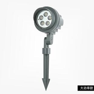 装饰灯酒店圆形投光灯照树灯新款草地地插防雨水埋地灯彩色嵌入式