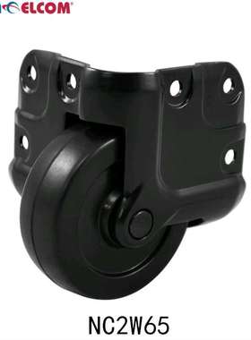 Penn Elcom2.5寸侧装铝压铸隐藏式脚轮轱辘黑色航空箱配件NC2W65