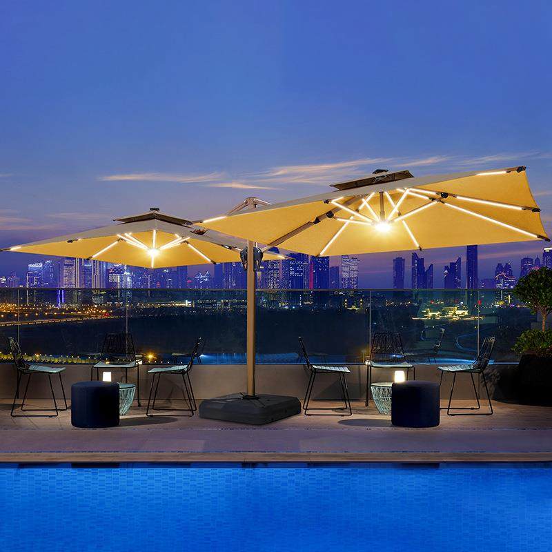 户外遮阳伞双头伞露天阳台别墅花园大太阳伞棚商用室外摆摊罗马伞,鲜花速递/花卉仿真/绿植园艺,割草机/草坪机,淘宝优惠券,粉丝福利购,淘宝优惠卷