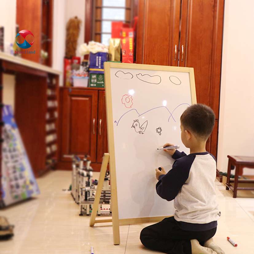 支架广告板木制餐厅写字板可擦广告牌站立式奶茶餐厅广告磁性黑板