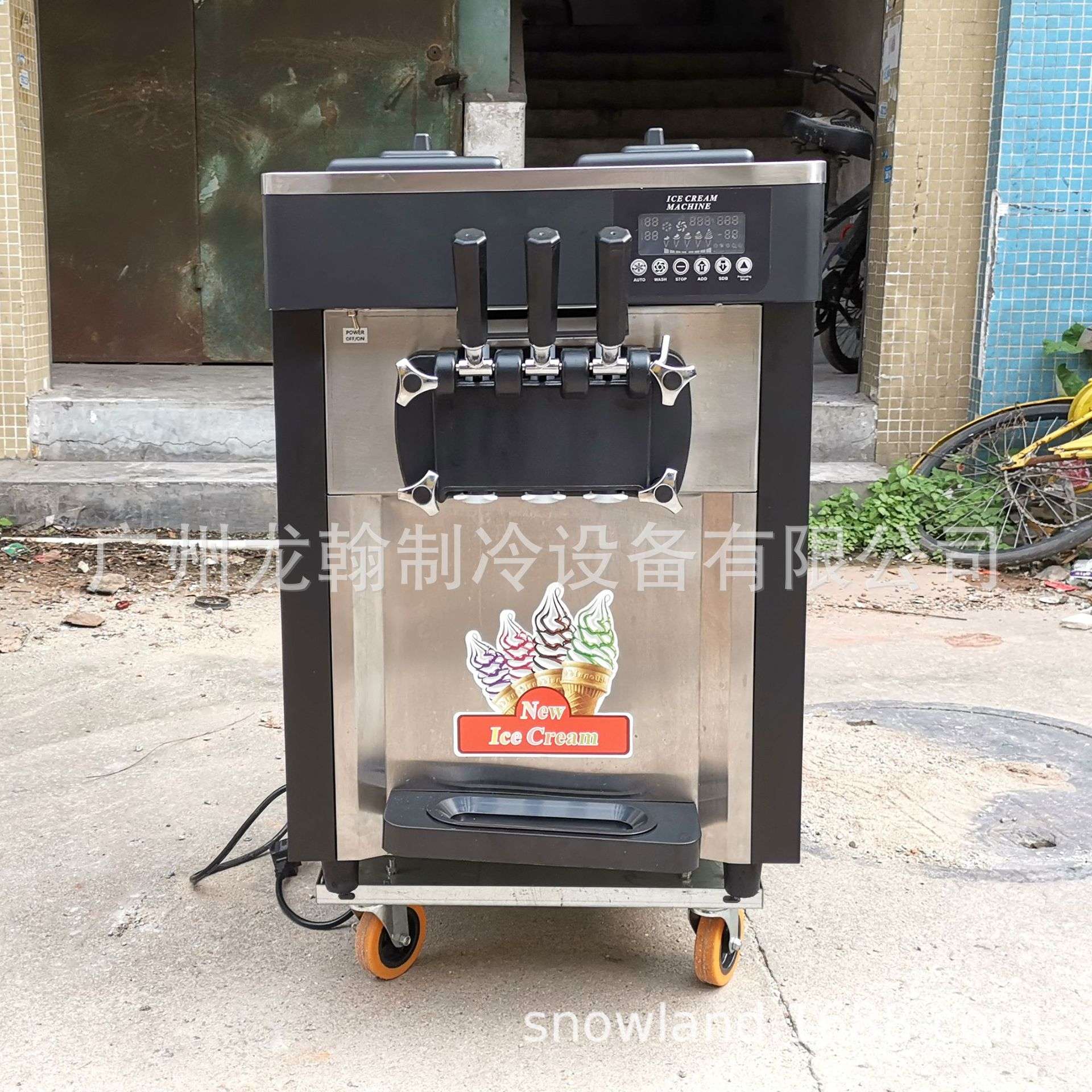 广州厂家 直销台式三色冰淇淋机金属加工件/五金加工