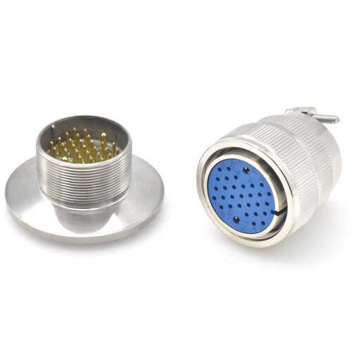 KF40-31芯圆盘式气密性连接器 玻璃烧结MX28-31P公母配套接头