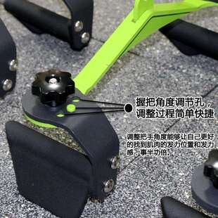 高位下拉把手可调节角度夹胸对握把手坐姿划船训练杆多功能 练背