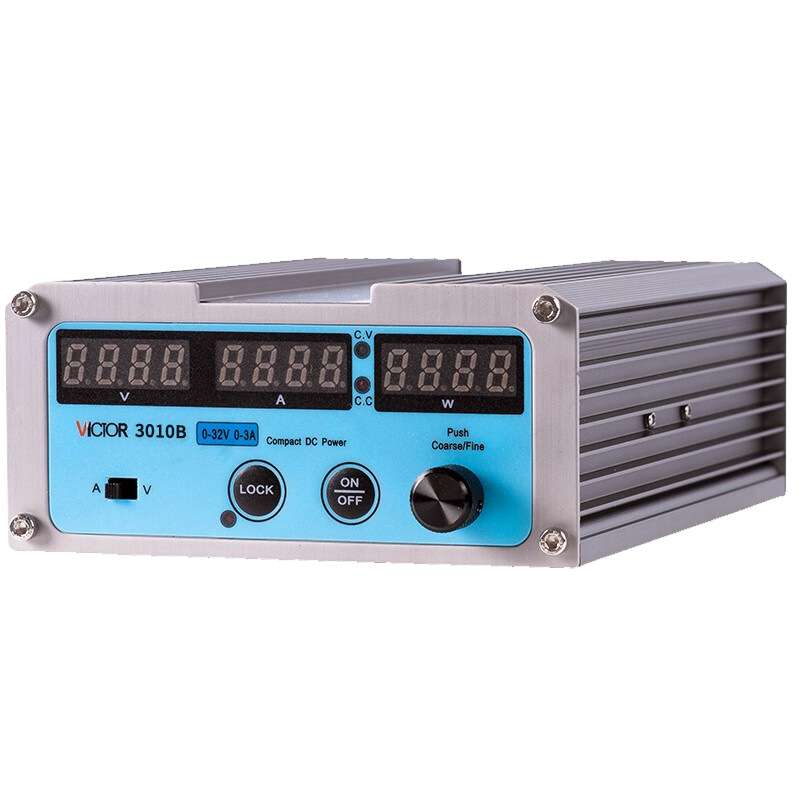 胜利仪器VC3010B开关型直流稳压电源可调程控数显单路4位10A0-30V