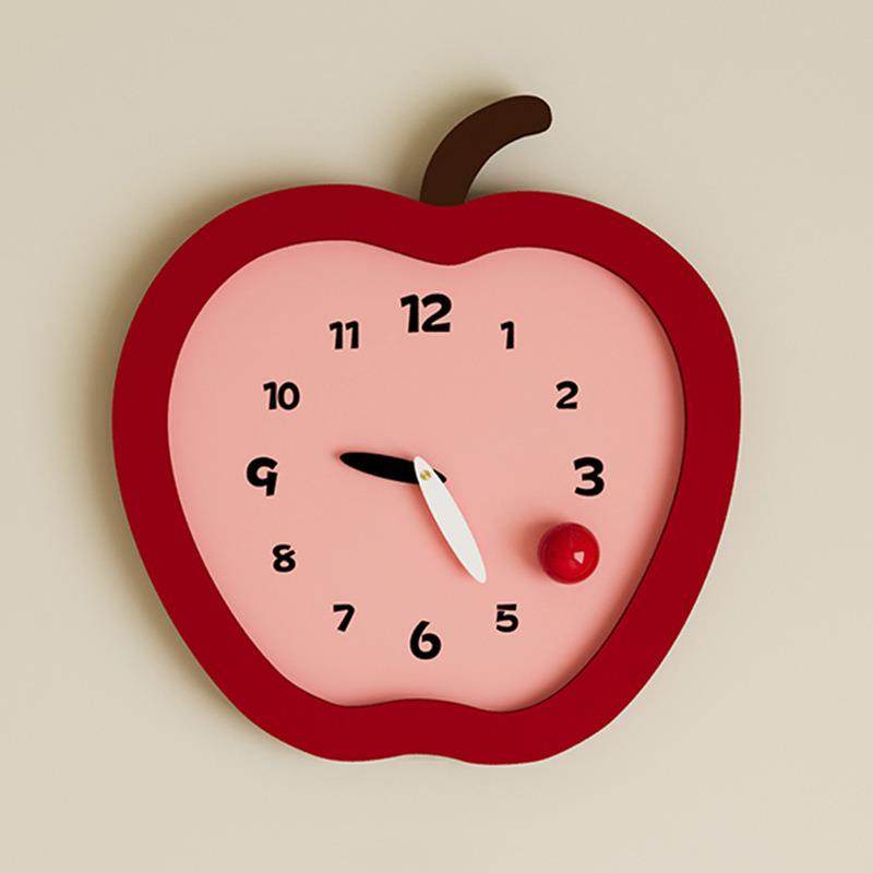 饭厅时钟挂墙高级设计感钟表挂钟客厅简约现代大气2024新款免打孔