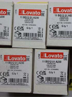 LOVATO接触器11BG1201A230 11BG09T4A230 11BG0910A024