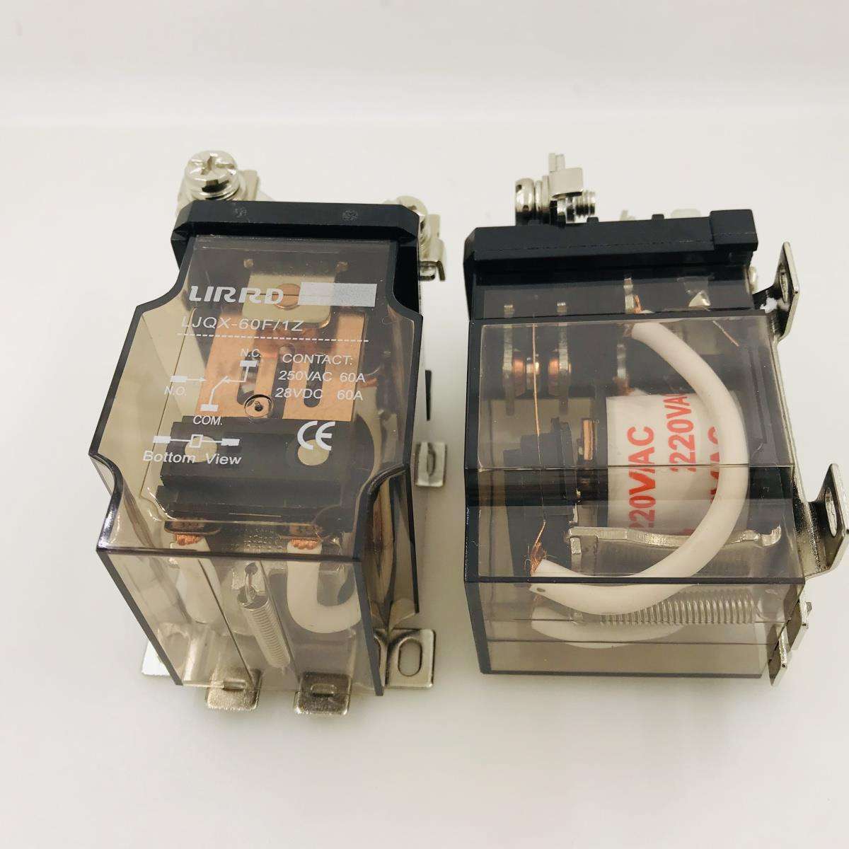 温州利尔德继电器LJQX-60F-1Z-220VAC 12VDC 24V转换5脚60A250VAC