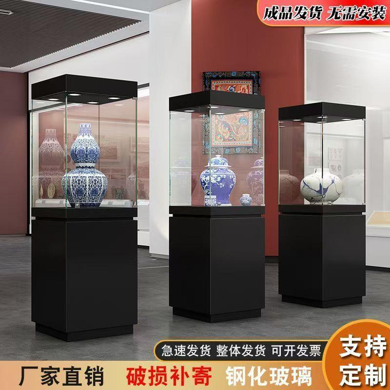 珠宝首饰展览柜台博物馆玻璃展示柜玉器文物展示台商用样品展示柜