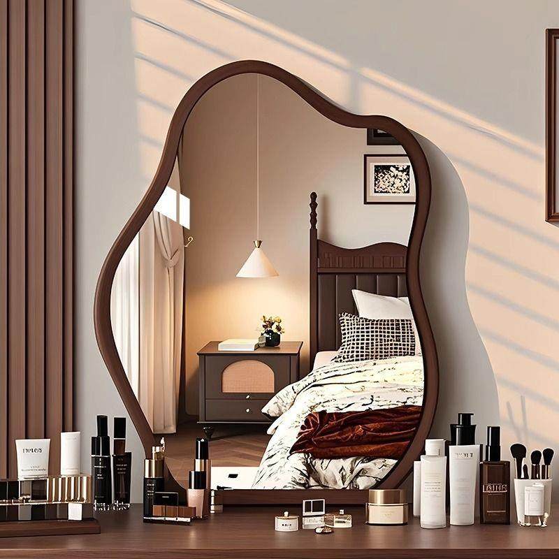 中古风家用化妆镜子免打孔可粘贴壁挂卫生间洗手台梳妆台高清镜子,鲜花速递/花卉仿真/绿植园艺,割草机/草坪机,淘宝优惠券,粉丝福利购,淘宝优惠卷