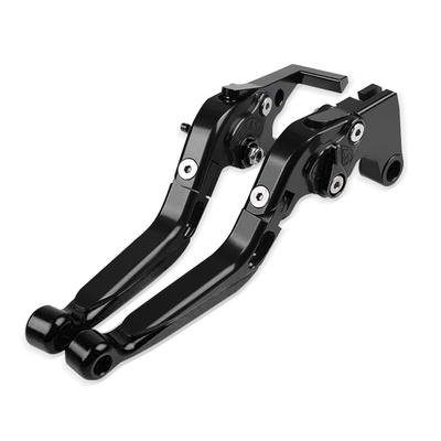 适用Italika 150Z 折叠拉长改装刹车手柄牛角手把折叠防摔拉杆配