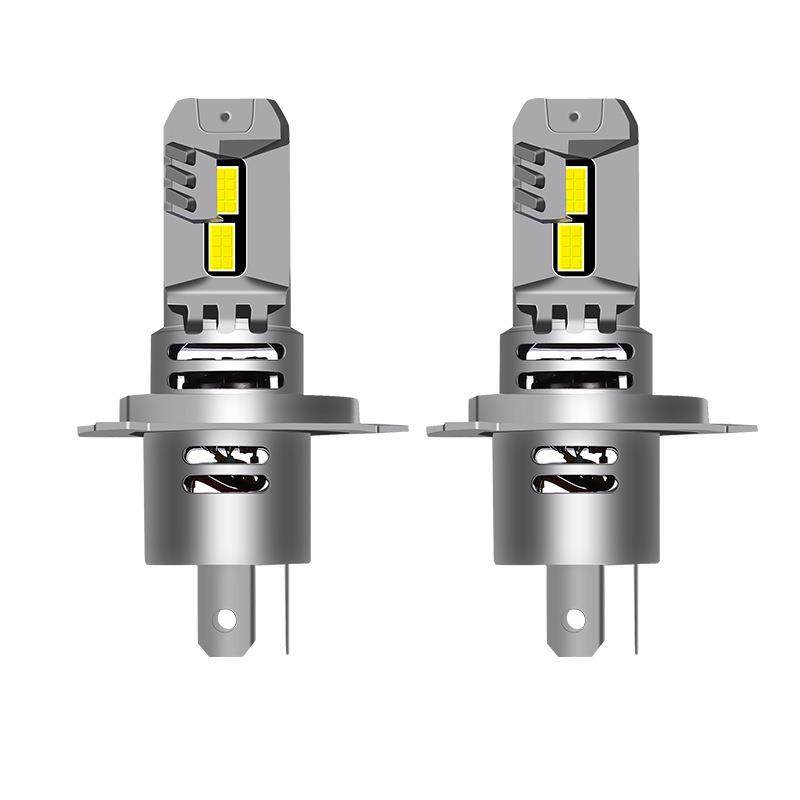 跨境汽车LED大灯泡K80超亮聚光直插式H4通用无损改装大功率车灯