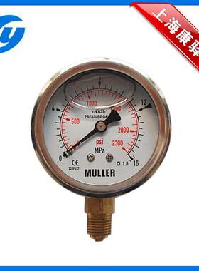 60MPA 100mm高压压力表 Y-ML60-100