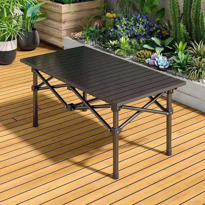 蛋卷桌便携式露营野餐装备大全摆摊套装户外折叠桌椅