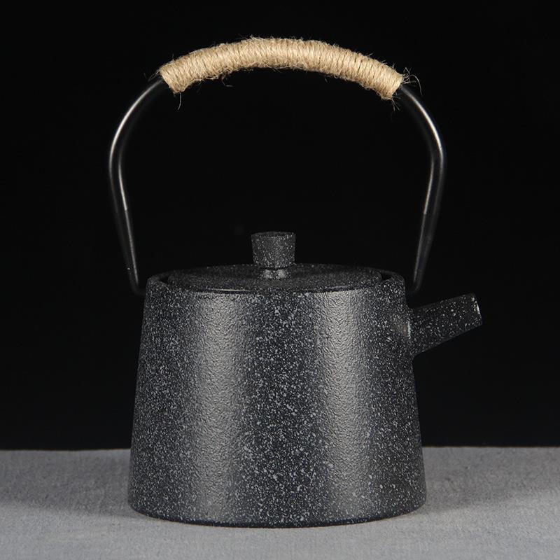 素雅手工铸铁壶烧水铁茶壶家用泡茶壶养生壶茶具简约茶室摆件饰品