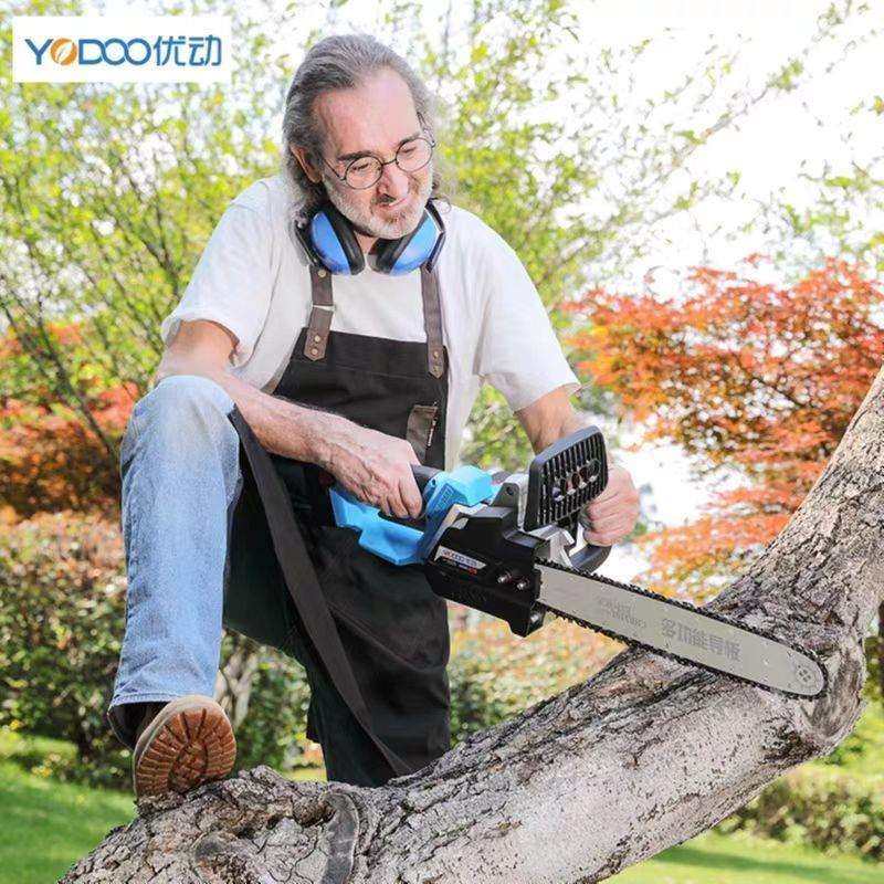 优动充电式单双手电链锯果园修枝小型家用无线锂电多功能伐木电锯,鲜花速递/花卉仿真/绿植园艺,割草机/草坪机,淘宝优惠券,粉丝福利购,淘宝优惠卷