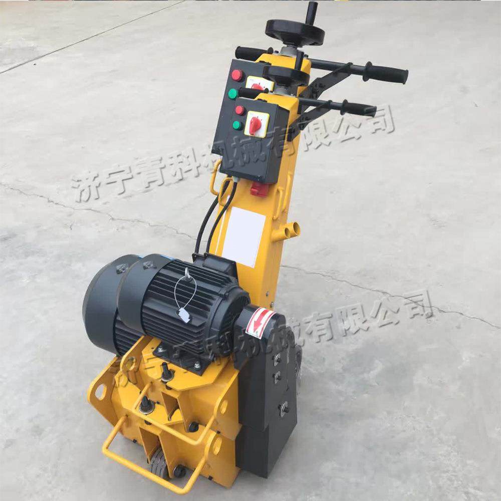 桥面表面凿毛机 小型手推式路面铣刨机 地面涂层油漆翻新处理机