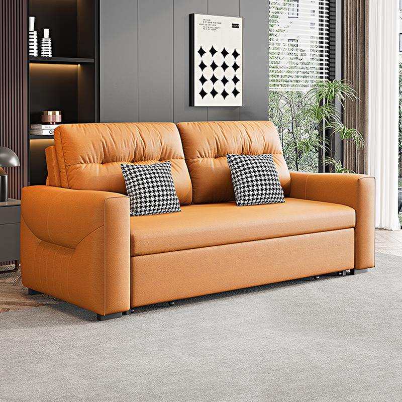 多功能沙发床折叠家用小户型伸缩床经济型坐卧网红款沙发实木简约