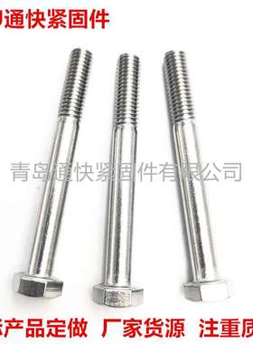 ISO4014 ISO4017六角头螺栓 A4-70 A4-80不锈钢螺栓 非标螺丝定