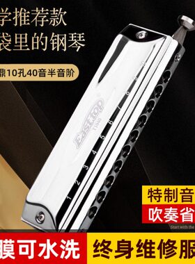 TOST40阶专业音 演奏半练习东方P学生孔音初学入门口琴无AE膜鼎10