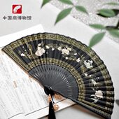 折扇流苏吊坠镂空中国扇子古风文创开花杭州扇 凤鸣香囊博物馆