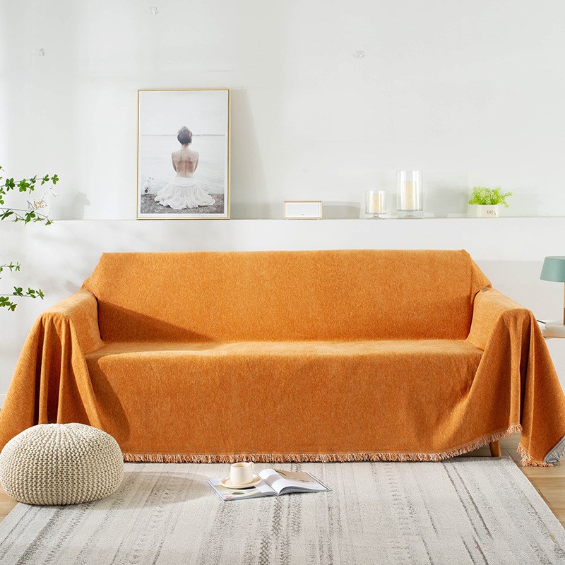 高级感奶油风沙发盖布防水防猫抓C四季通用沙发巾一整张全盖套罩