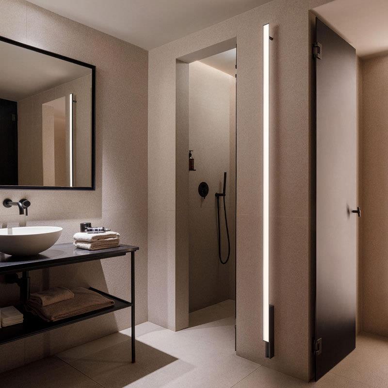 简约室内卧室书房一字长条壁灯设计师款客厅照明氛围感灯具气氛灯