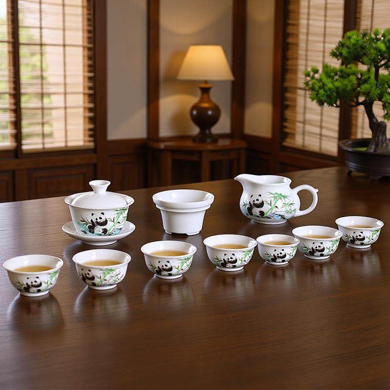 羊脂玉旅行茶具便携式小套装车载户外露营快客杯一壶三杯刻字logo,餐饮具,整套茶具,淘宝优惠券,粉丝福利购,淘宝优惠卷