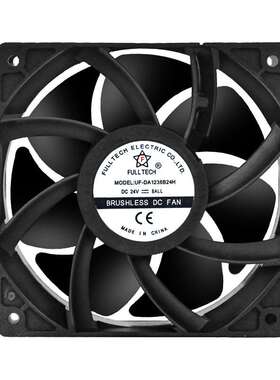 厂家直供机箱机柜风扇 DC12038防水IP55直流风扇散热风扇FULLTECH