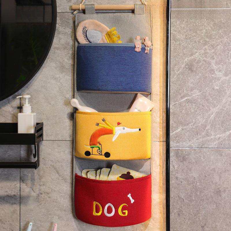 挂墙收纳袋挂袋宿舍房间置物架壁挂袋子小布袋墙挂式门后墙上其他