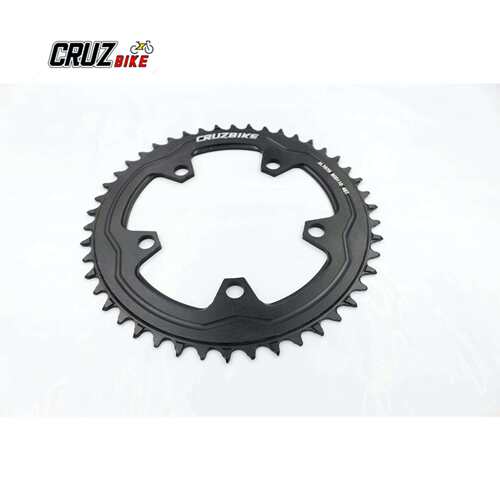 CRUZbike BCD110公路山地车曲柄牙盘单盘片正负齿五爪1X