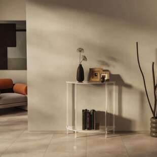 亚克力控制台桌半月形小入口桌沙发门厅走廊客厅的透明入口组装桌