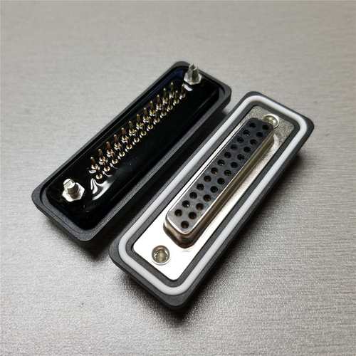 DB25pin直插防水母座 防水等级IP67并口d-sub25pin母头连接器