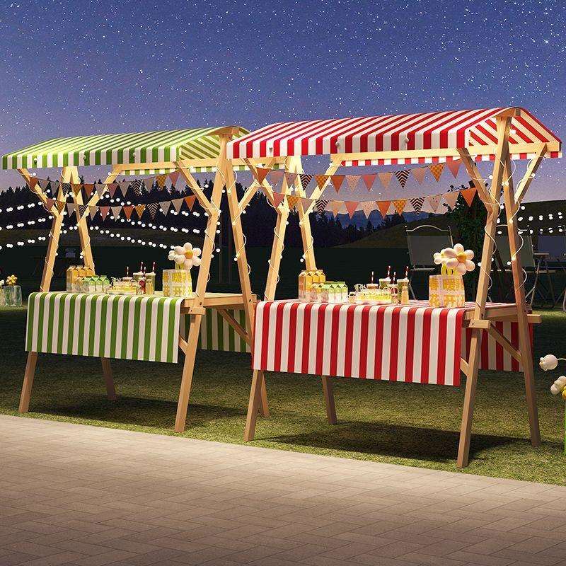 超市货架移动可折叠展示架市集花车促销展示台地摊车集市摊位架