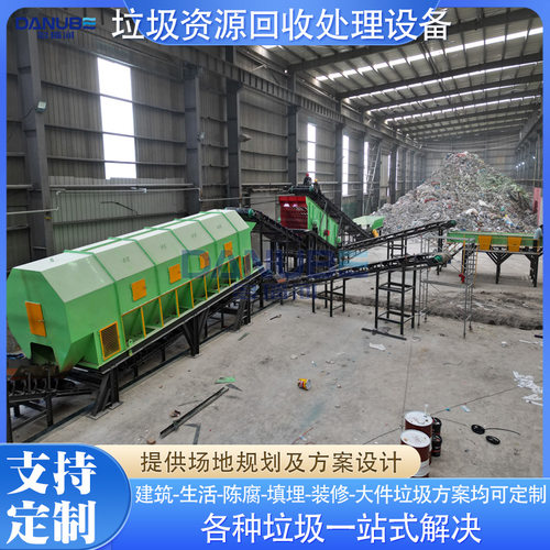 垃圾资源回收处理设备 生活填埋垃圾分拣设备 固废垃圾处理筛分机
